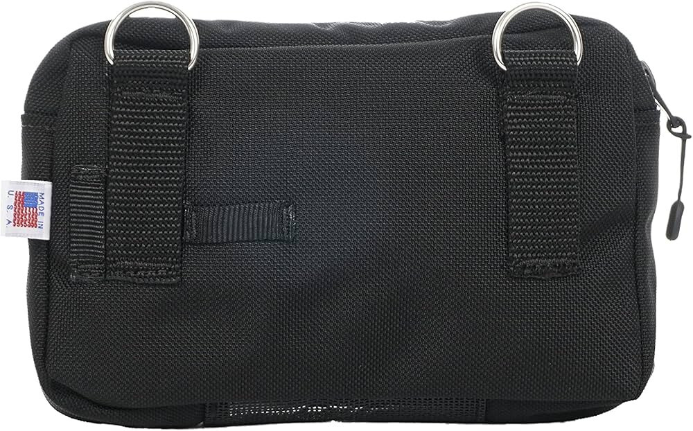 Dive Rite Pocket Bellows Horizontal 2 Zip DC Sidemount Harness Pouch