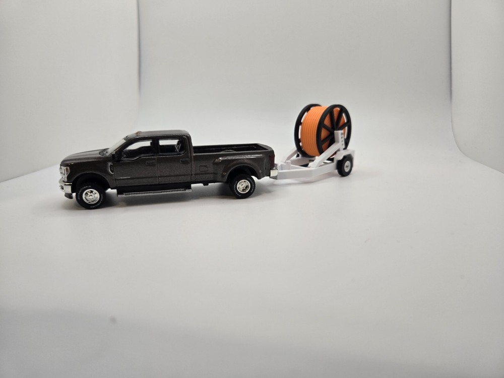 Custom 1/64 Scale Cable Reel Trailer