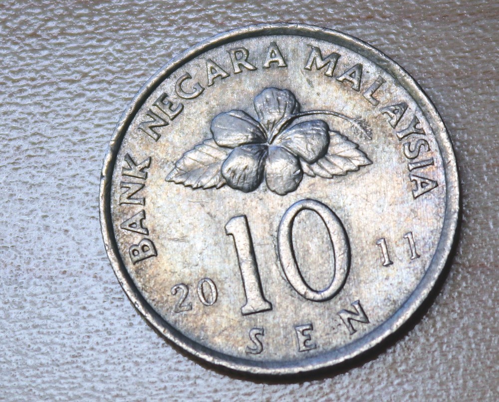 2011 Malaysia 10 Sen