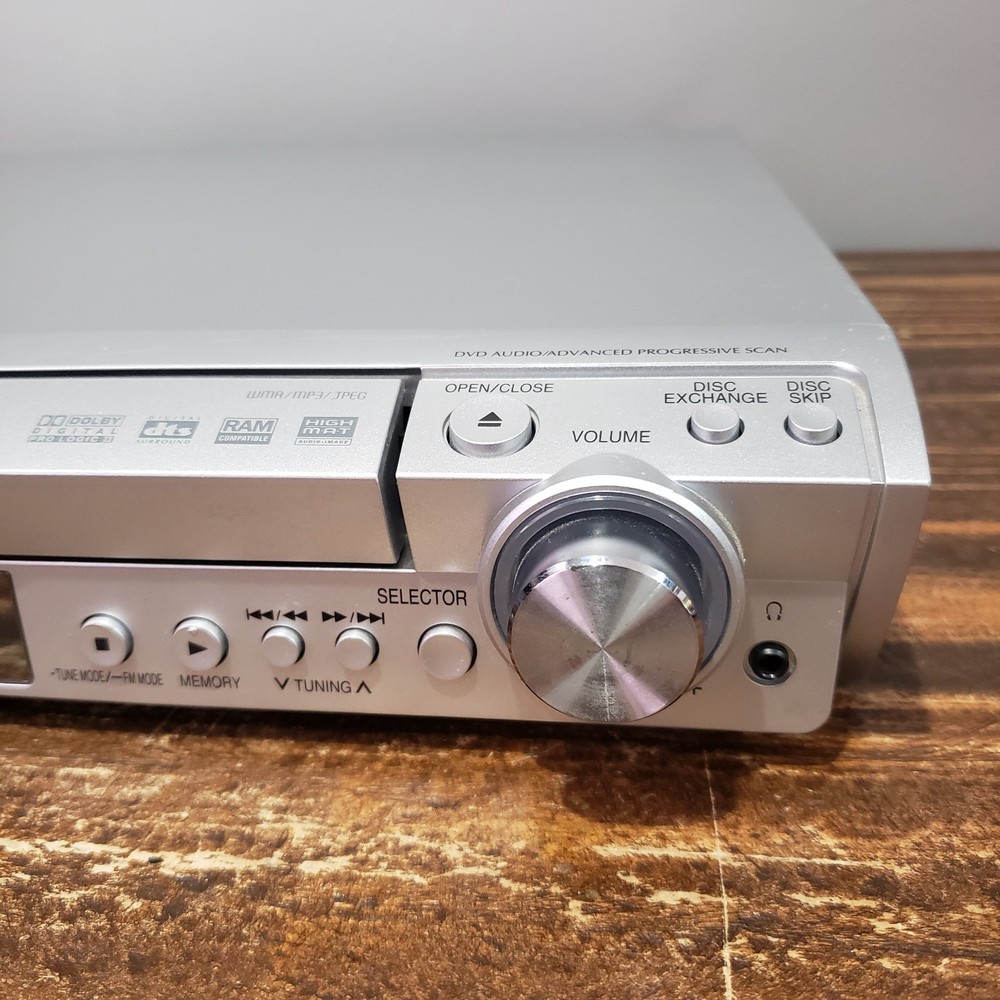 Panasonic 5 Disc Changer SA-HT740 Home Theater System DVD/CD Player Tested