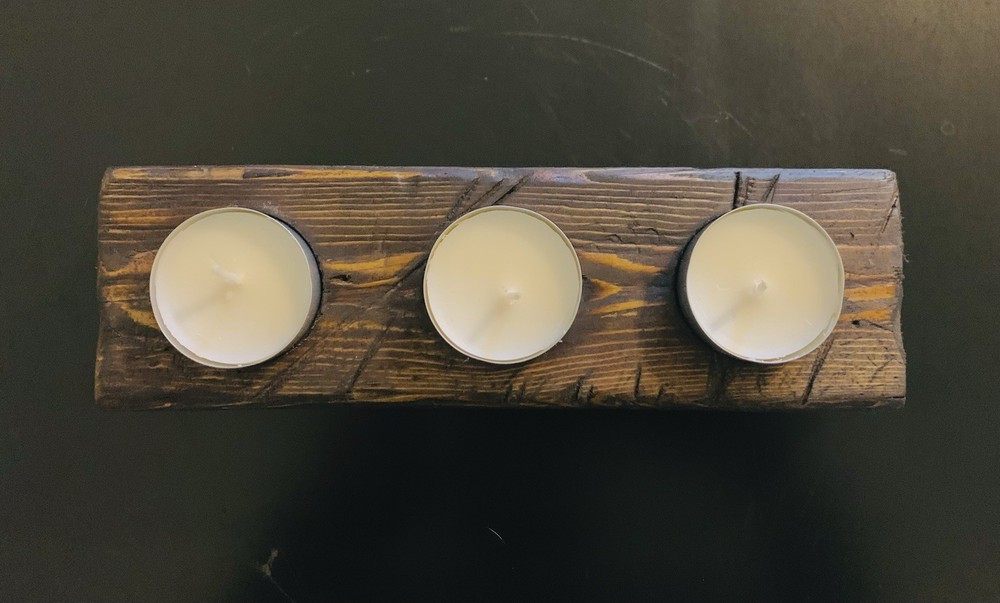 Rustic Tea Light Holder
