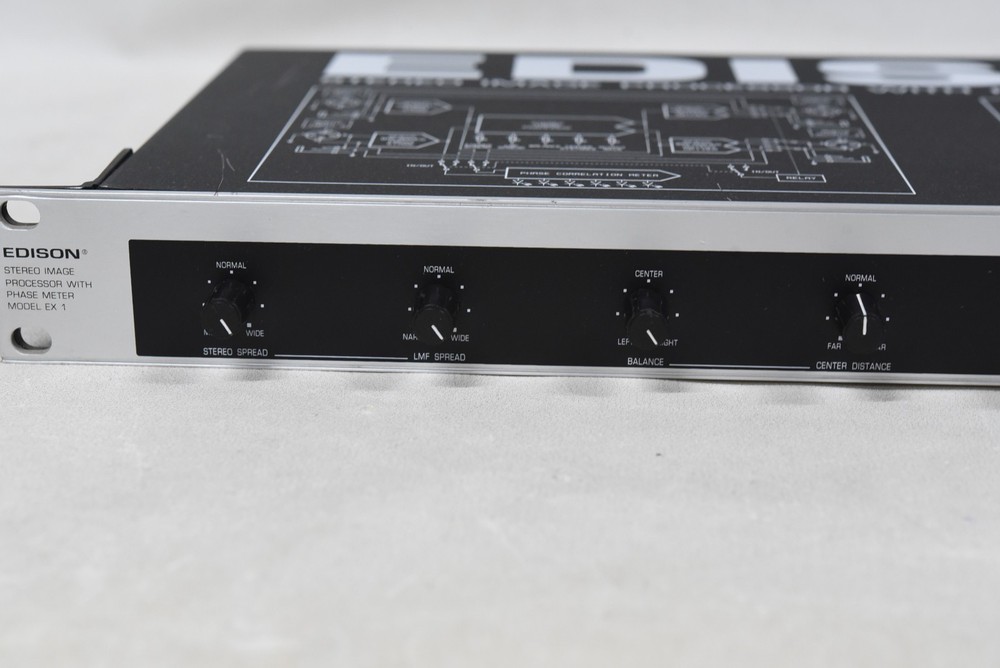 Behringer Edison EX-1 Stereo Image Processor Phase Meter Rack Mount Unit