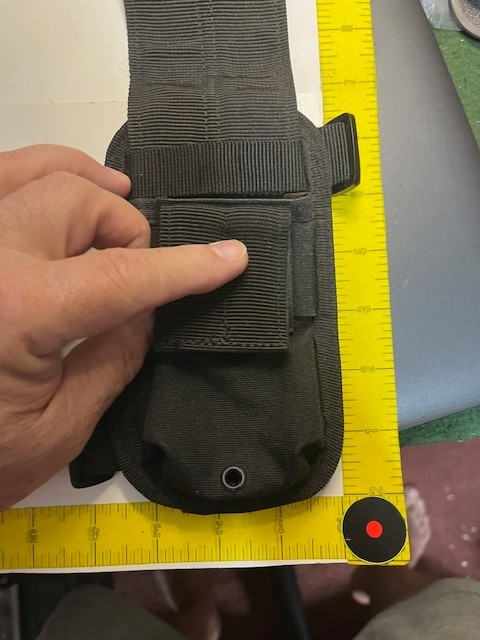 Unmarked Molle Pouch Canvas Black