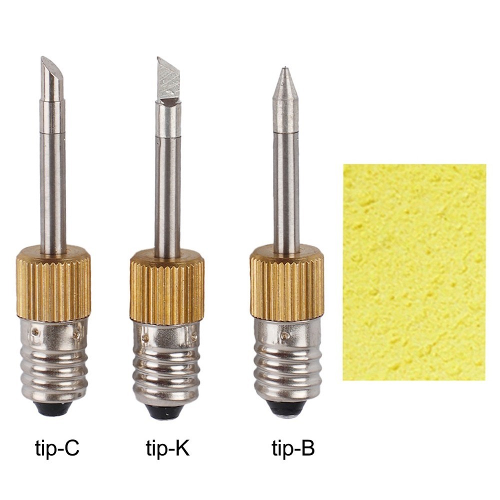 E10 Interface Soldering Iron Tips Welding Tips USB Soldering Tip Set B C K Type