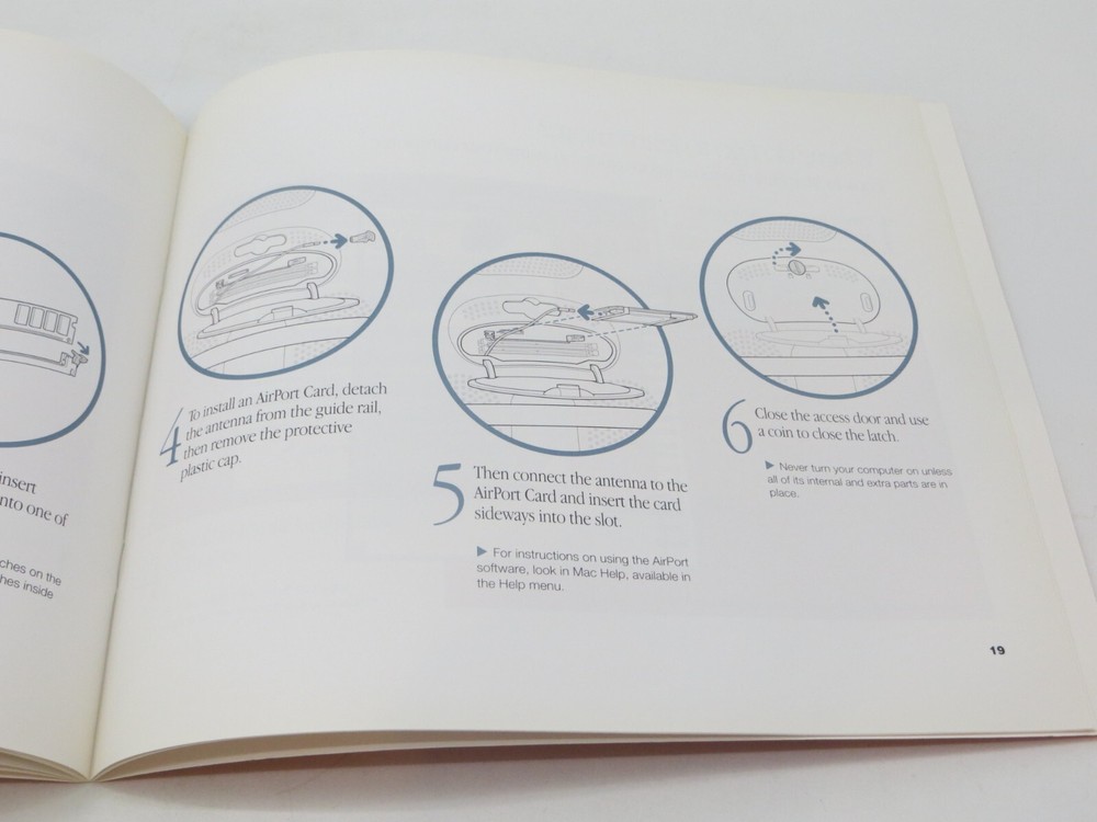 Apple iMac User's Guide 1999 vintage computer manual 34-0938-A