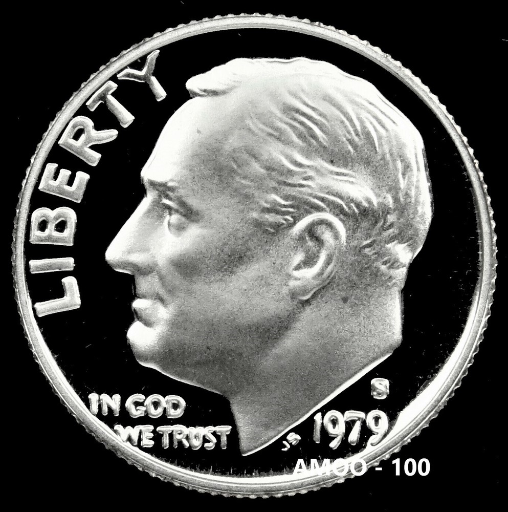 1979 S Proof Roosevelt Dime from US Mint Proof Set