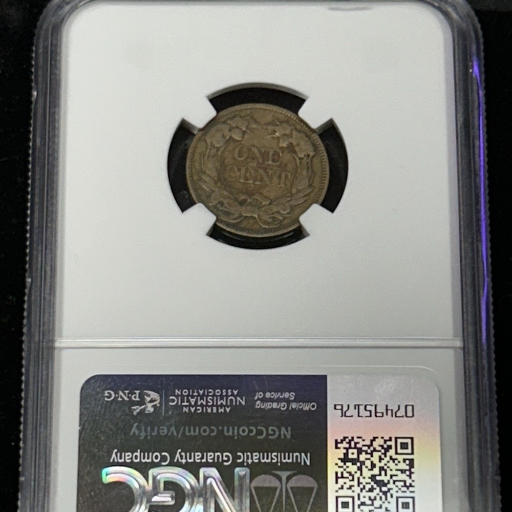 1857 Flying Eagle Cent NGC VF Details