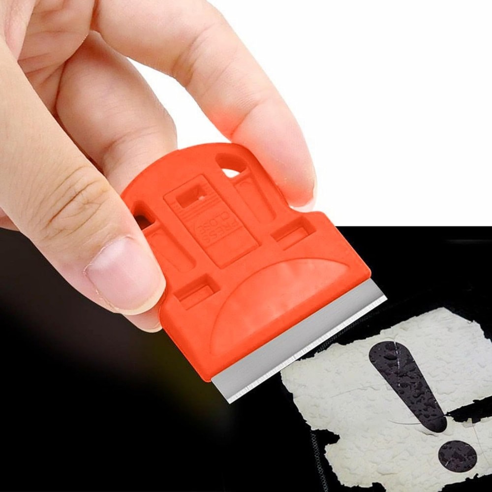 2 Pack Razor Blade Scraper Plastic Tool with...