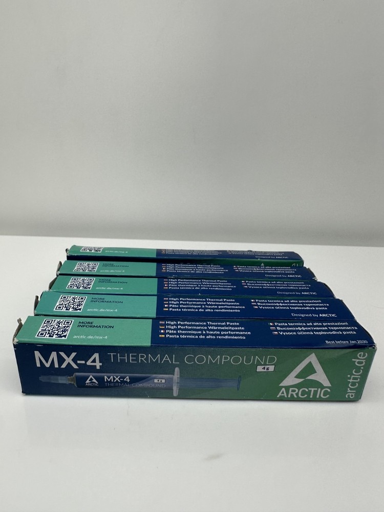 5-Pack Arctic MX-4 4g Thermal Paste Compound Grease for CPU Cooling FREE SHIP
