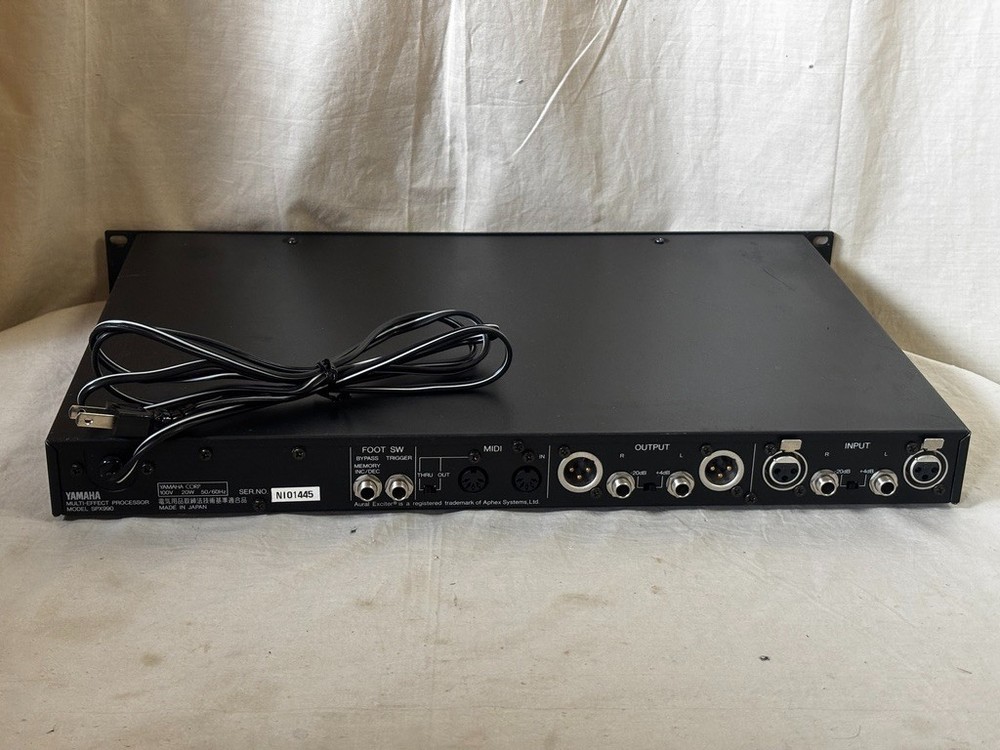 Yamaha SPX990 Professional Multi-Effect Processor New battery