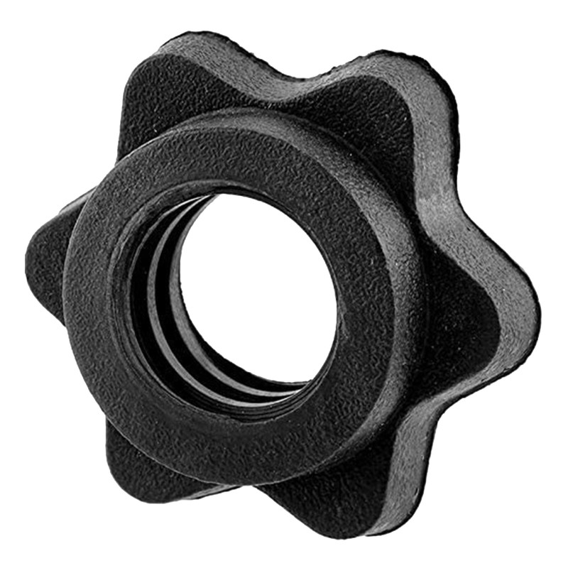4Pcs Handbell Bar Lock Screw Nut Spin-Lock Collar Hex Nut For Strength Training