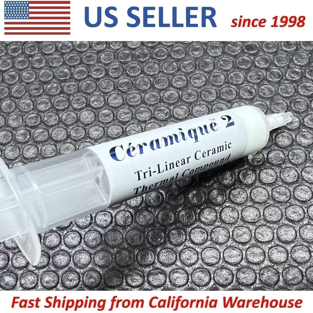 Arctic Silver Ceramique 2 Tri-Linear Ceramic Thermal Compound Paste Syringe 25g