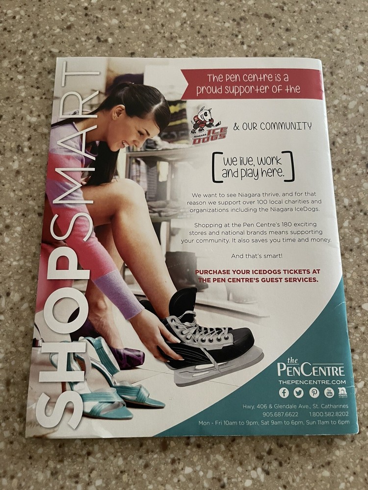 Niagara Icedogs First Game Meridian Centre Program 10-16 2014 *2014/15 Yearbook