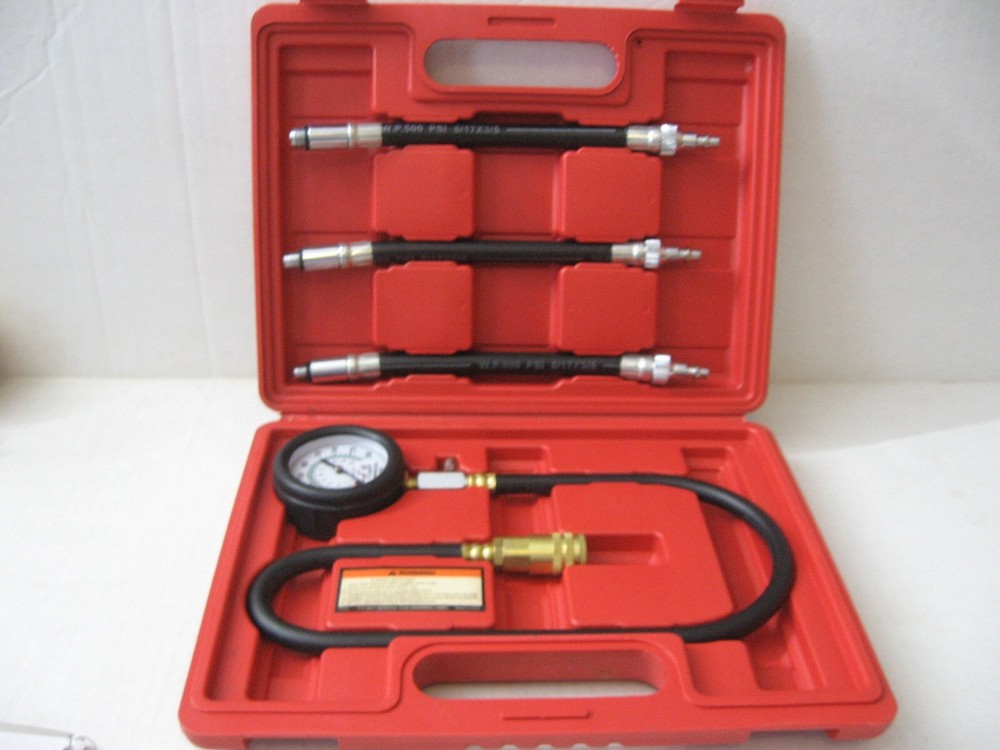 US General 95187 Universal Quick/Disconnect Compression Gauge Set Tester