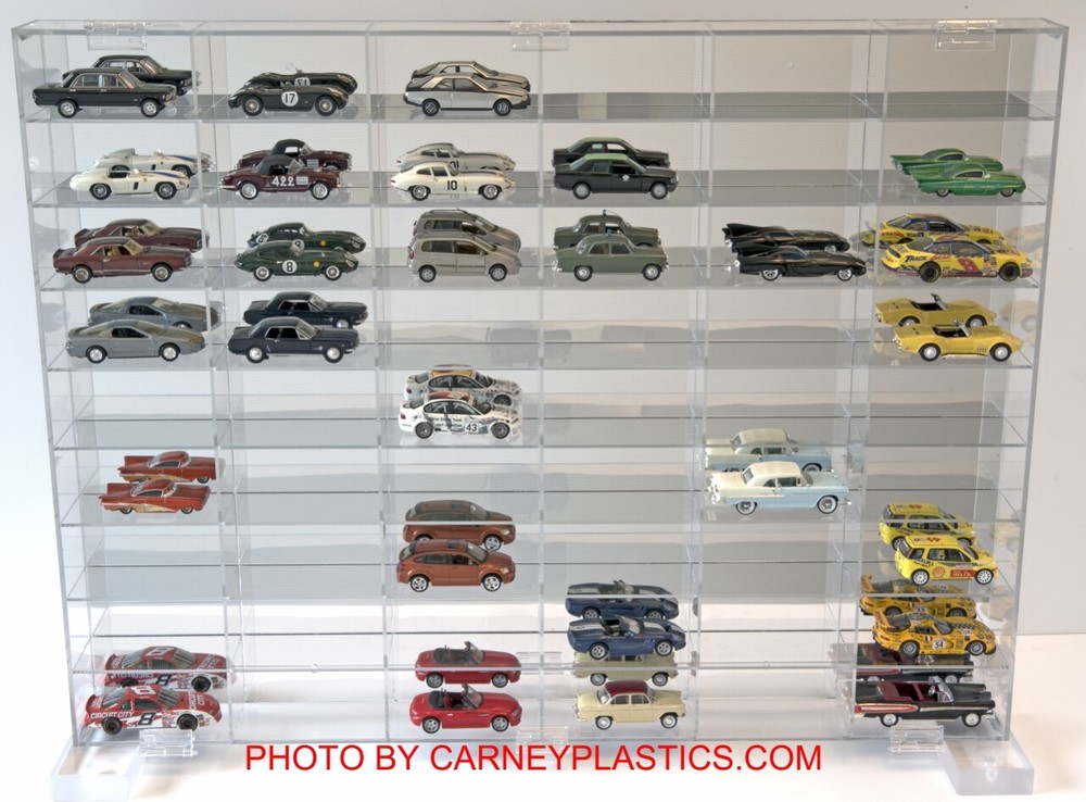 1:43 Diecast model Display Case 54 Compartment
