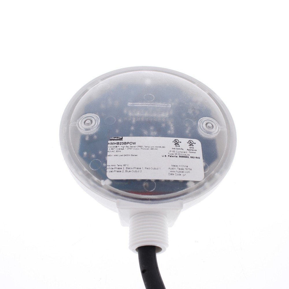 Hubbell HMHB23BPCW Optimyzer Watertight Occupancy Sensor Photocell 480V 2-Pole