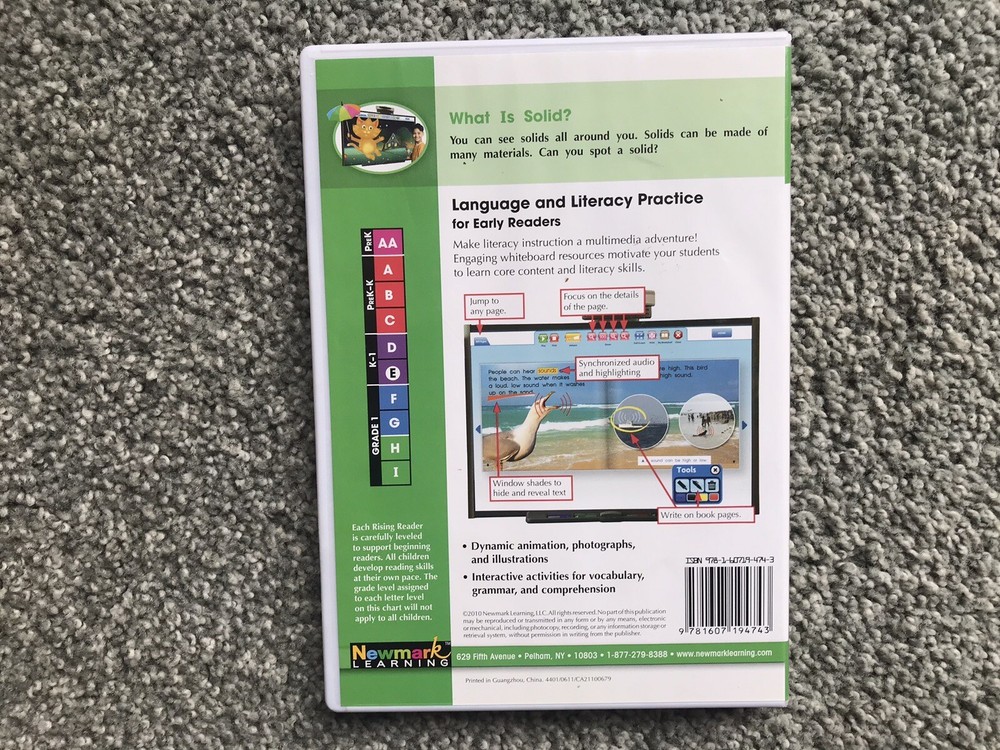 Newmark Interactive Whiteboard Resources Science Vol. 2 5 CD-ROM Set VG Cond