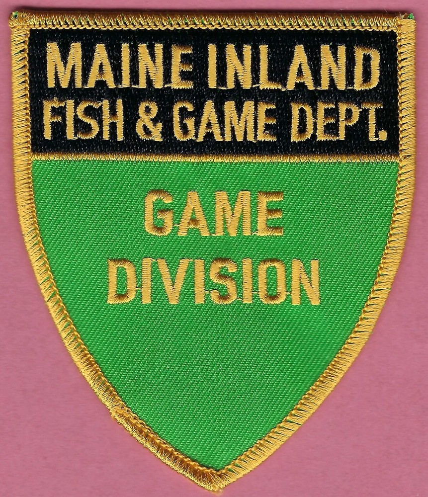 MAINE INLAND FISH & GAME SHOULDER PATCH