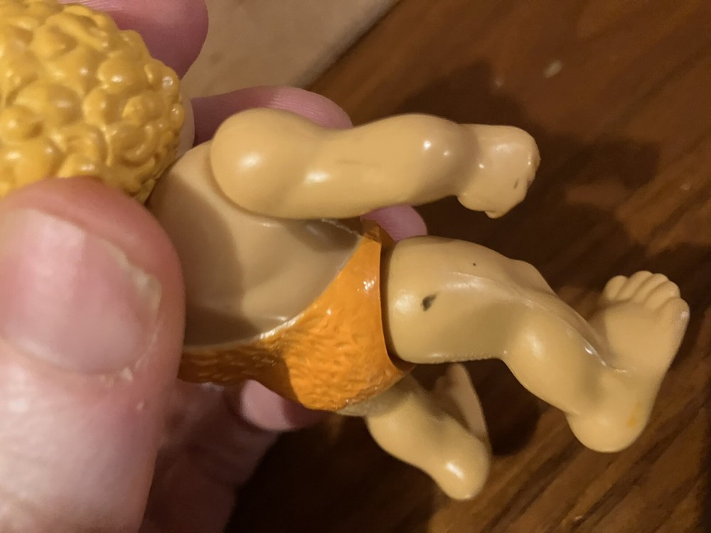 3.5” Definitely Dinosaur Orange Cave Man