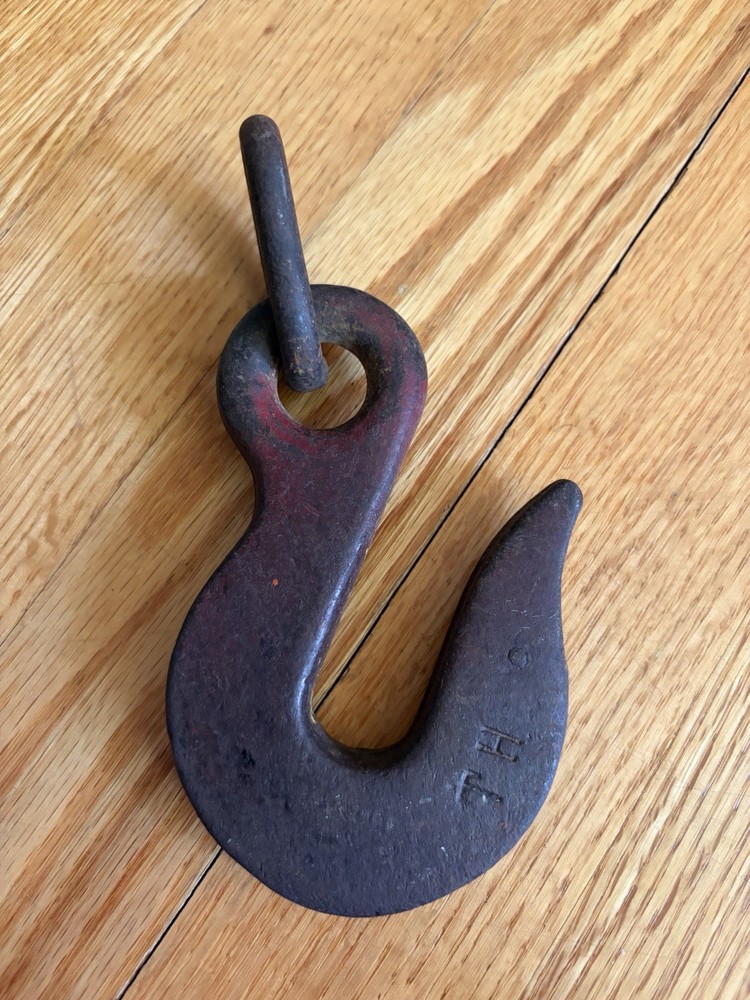2 Antique Heavy Chain Hooks
