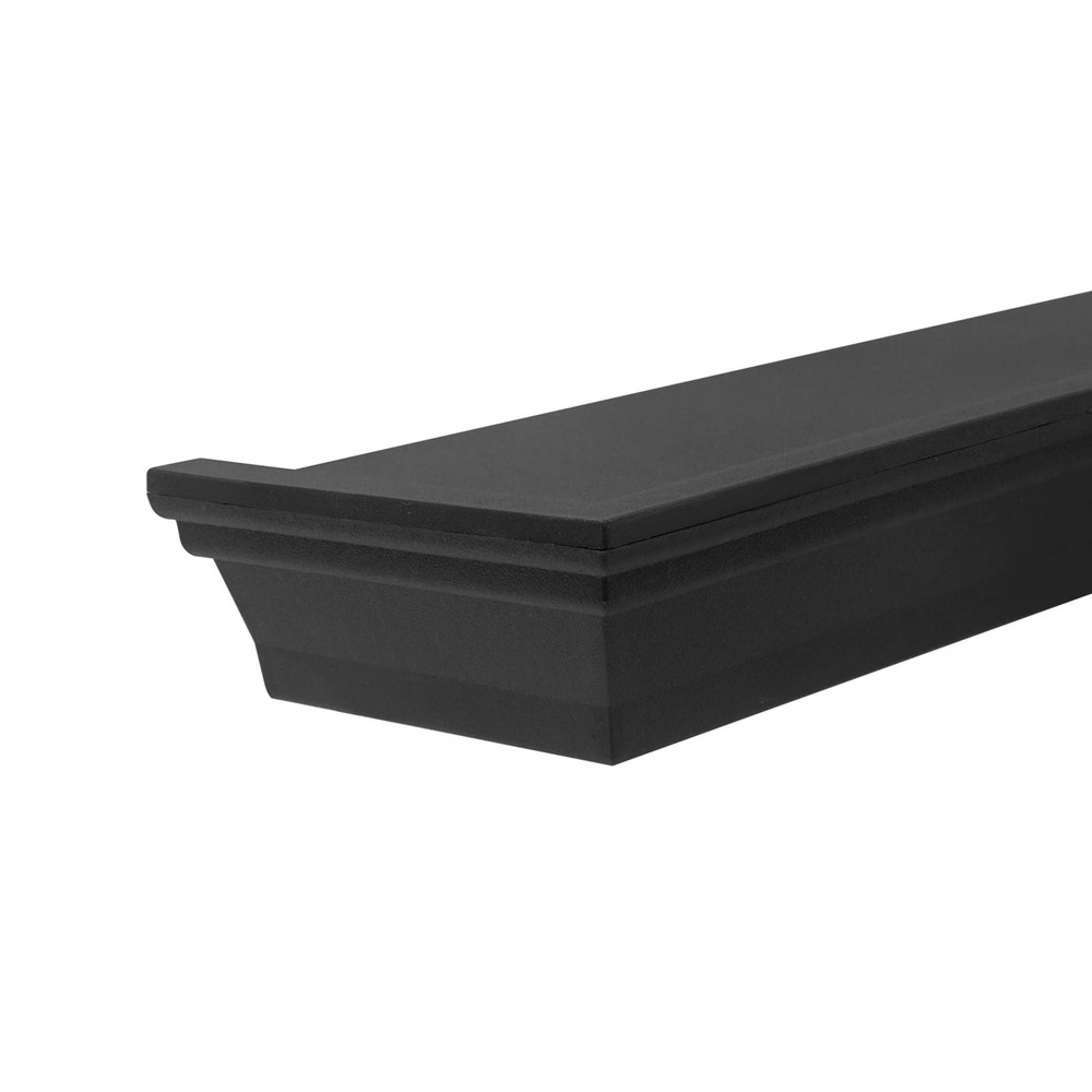 Mainstays 3PC Plastic Floating Shelves, Black