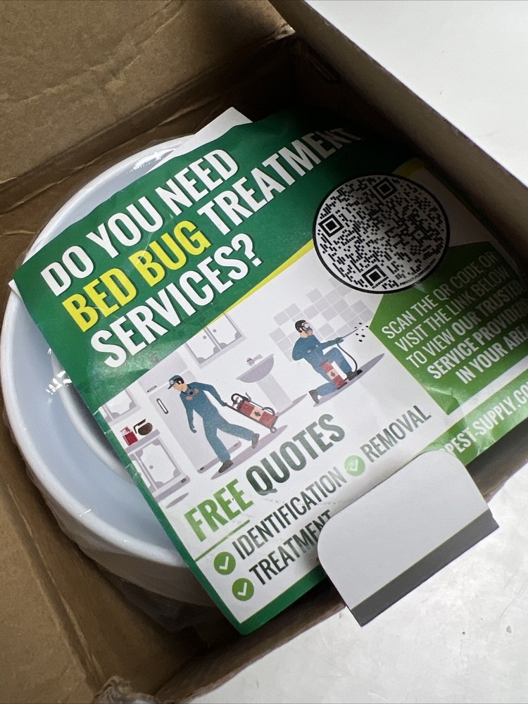 Bed Bug Interceptors – 8 Pack | Bed Bug Blocker (Pro) Interceptor Traps (White)