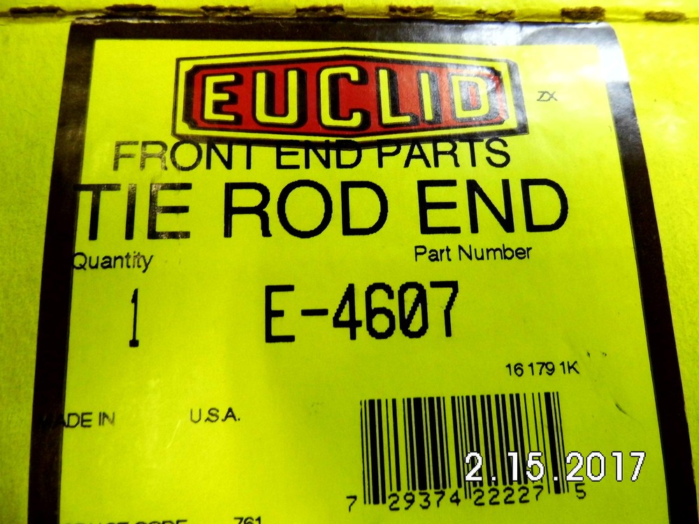 new EUCLID FRONT AXLE TIE ROD END RH E-4607