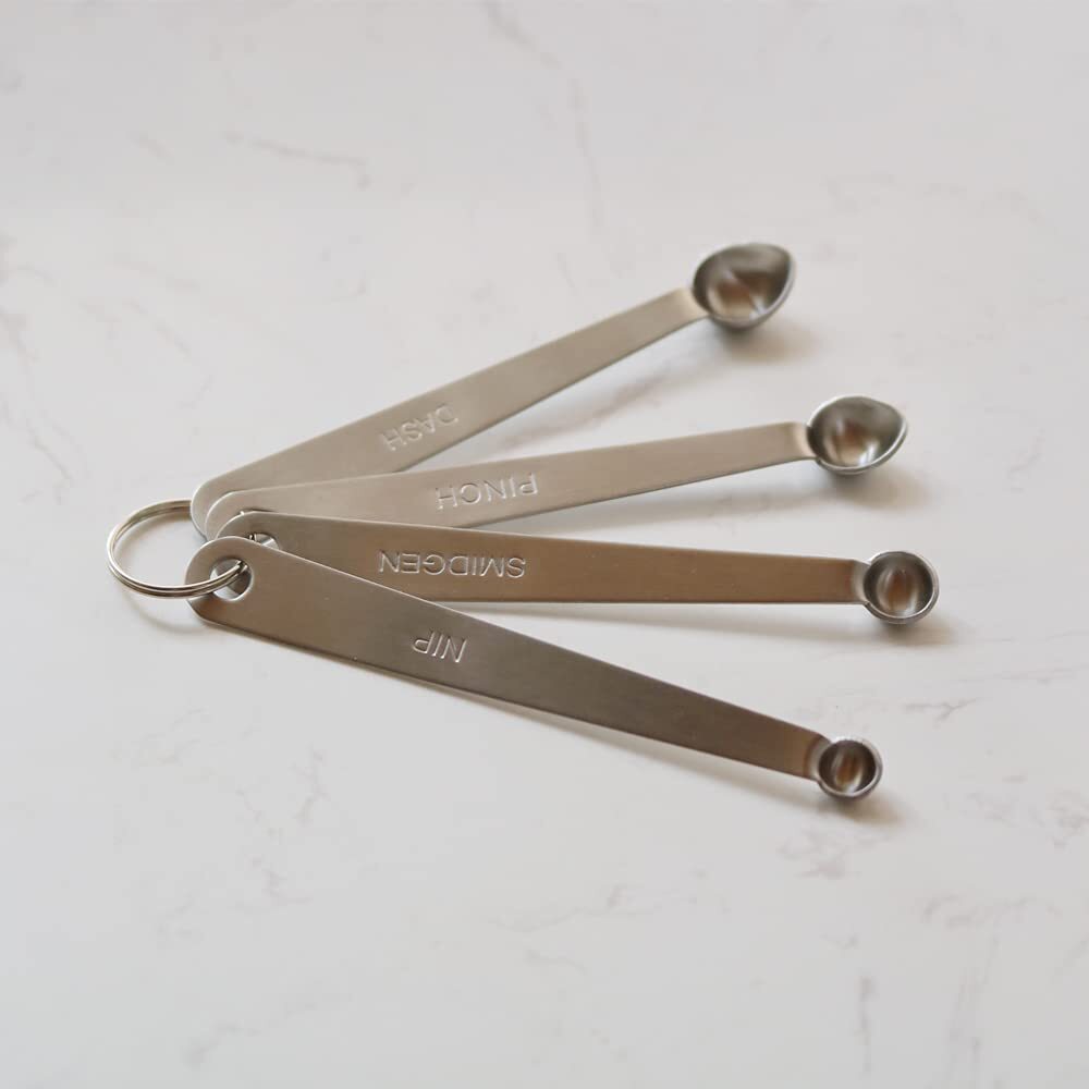 2pcs 1/64 Teaspoon1/64tsp Nip Single Tiny Measuring Spoon Small Individual Sta