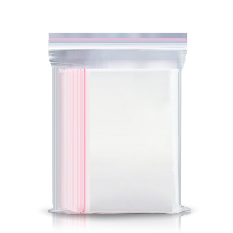 Clear, Mini Zip Lock Bags with Grip Seal – Durable & Reusable (Poly)