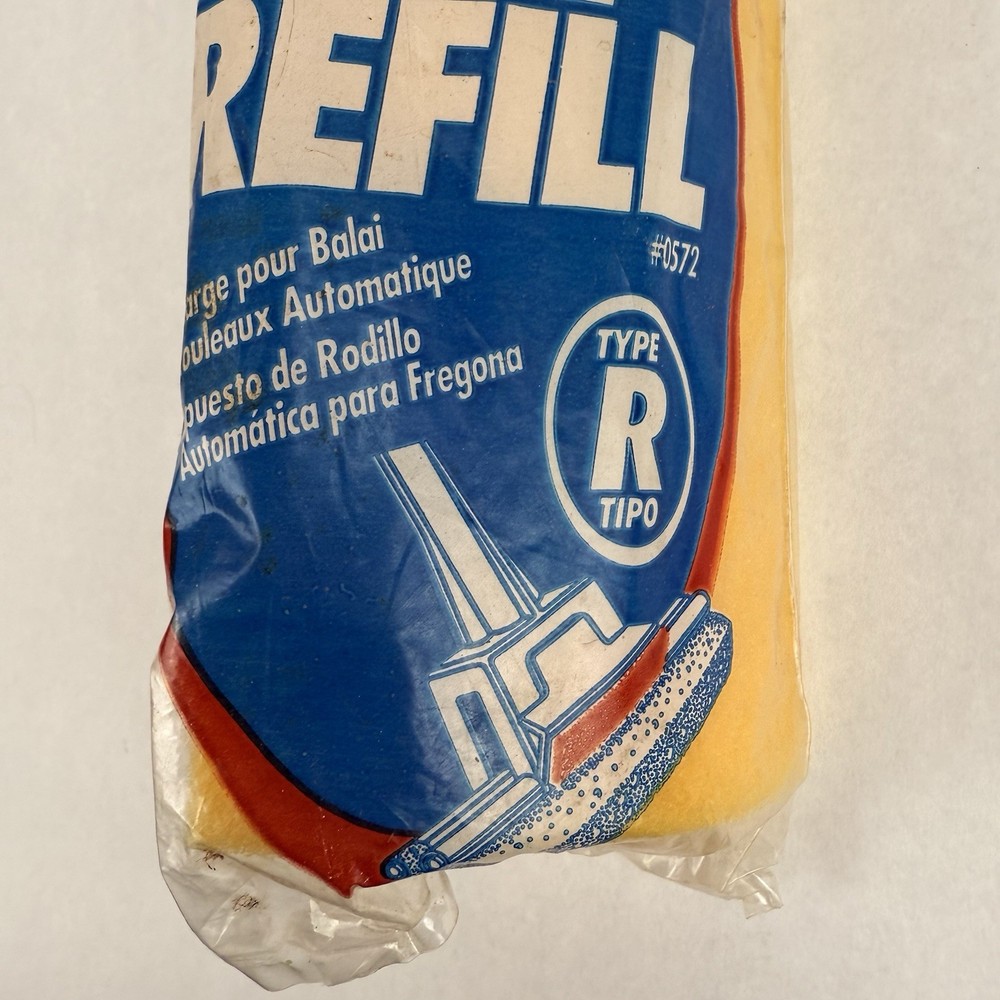 Quickie Automatic Roller Mop Refill Type R #0572 NOS Sealed