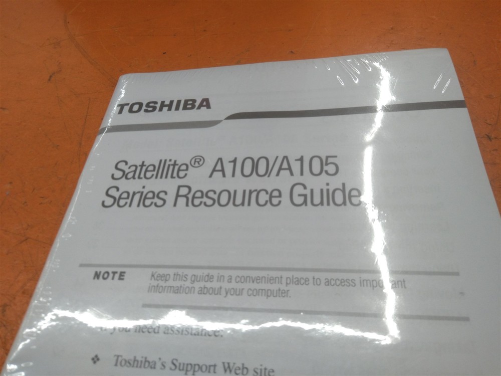 ⭐️⭐️⭐️⭐️⭐️ Toshiba Satellite A100/A105 Series Resource Guide