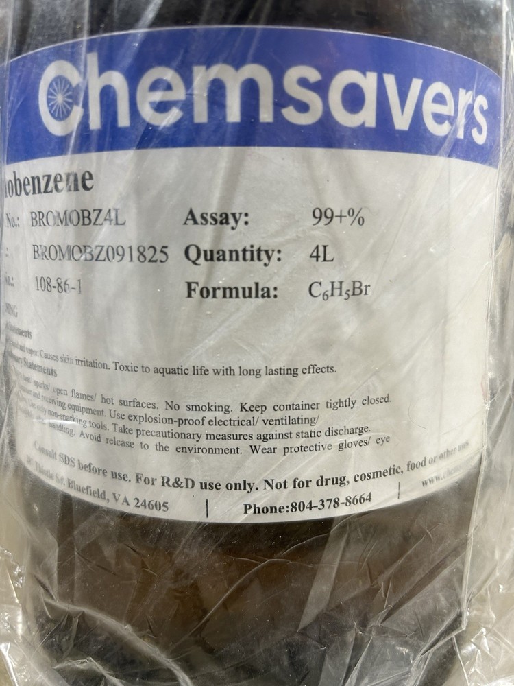 Bromobenzene, 4 Liters, Glass