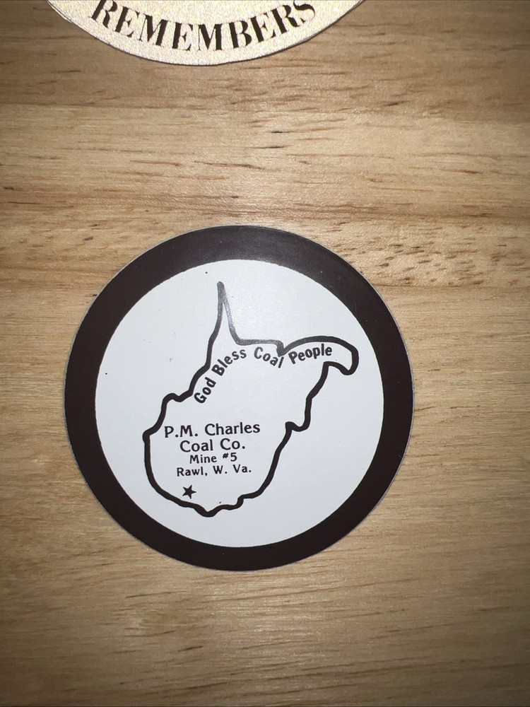 Lot Of 4 Coal Mining Stickers