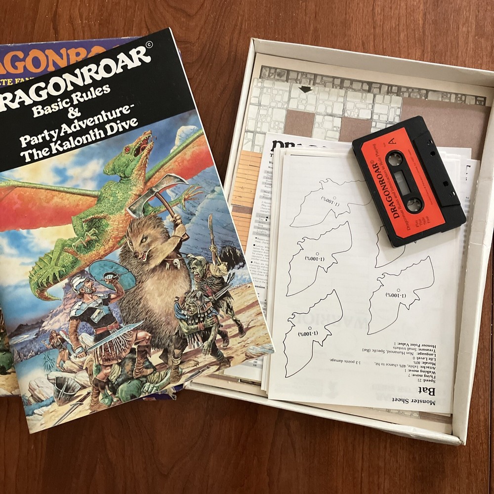 Dragonroar RPG Standard Games & Publications box set