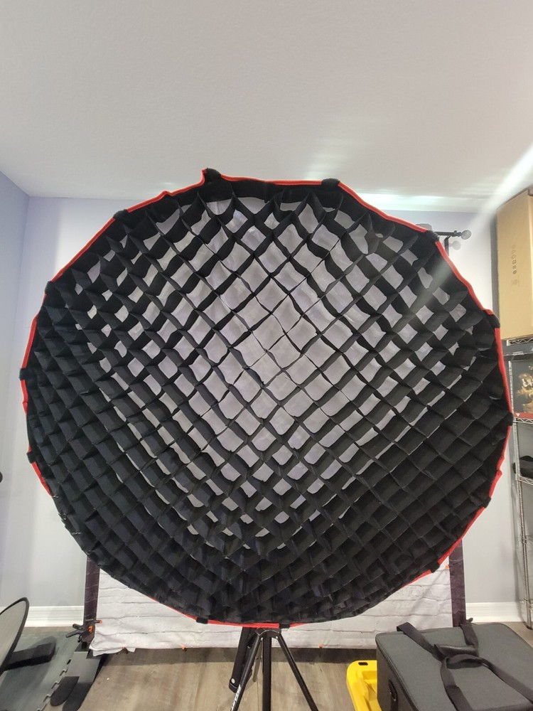 Godox VL200 LED Video Light + Mivitar 90CM Parabolic Softbox Bundle