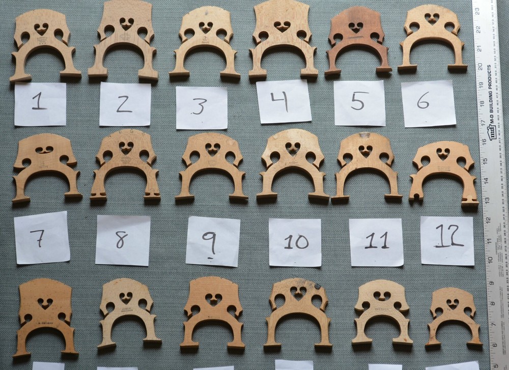 Vintage Cello Bridge Selection