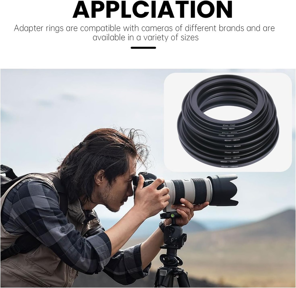 Metal Step down Ring Filter Adapter - 52Mm to 43Mm - Metal Ring Step down Rings