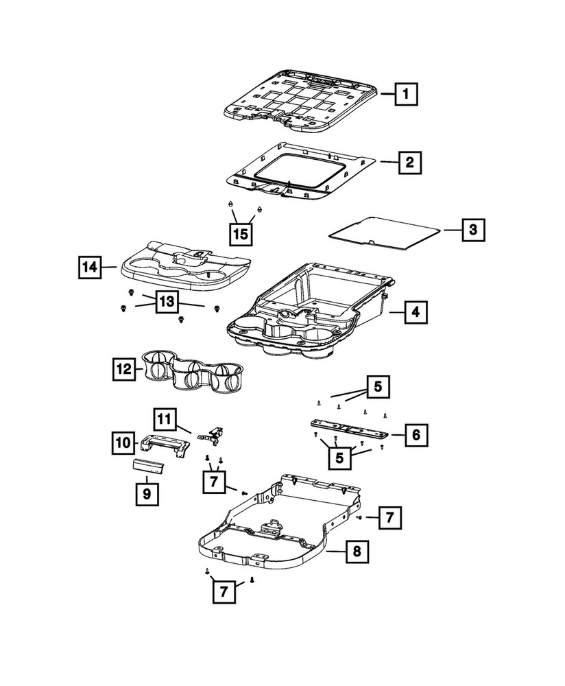 Genuine Mopar Trim Clip 68205045AA