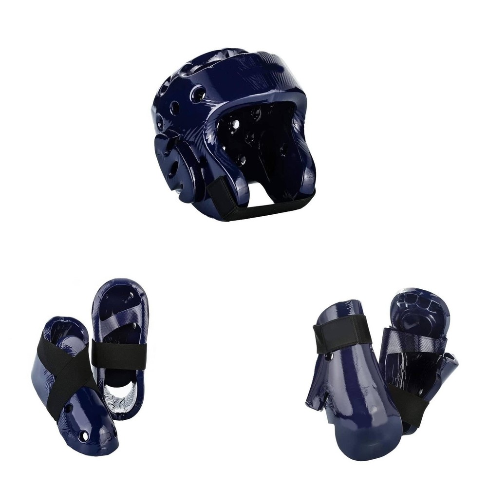 6 piece karate Taekwondo sparring gear combo set by Eclipse