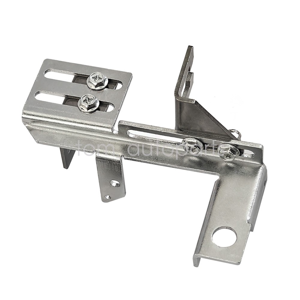 New Chrome Throttle Cable Kick Down Bracket Kickdown For GM Chevy SBC BBC Holley