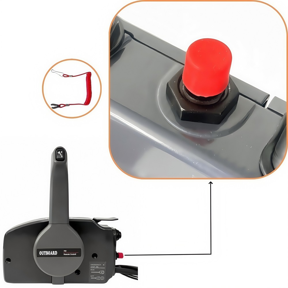 Mechanical 703 Side Mount Control Box Pull to Open with Choke, 10 Pin Harness