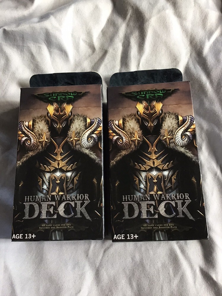 2-Shawdow Era Cards Human Warrior Deck (2012)