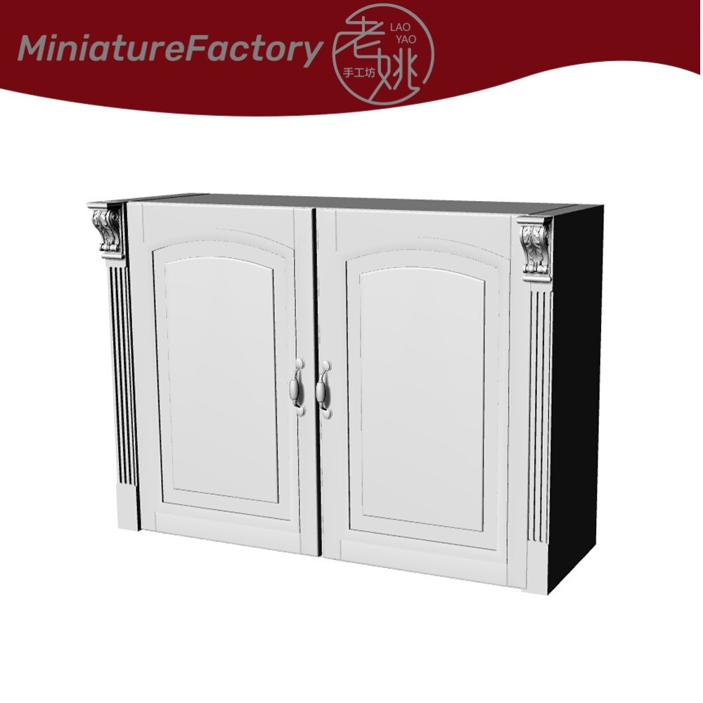 MRY-SFW 1:64 Wall Mounted Storage Cabinet 3pcs