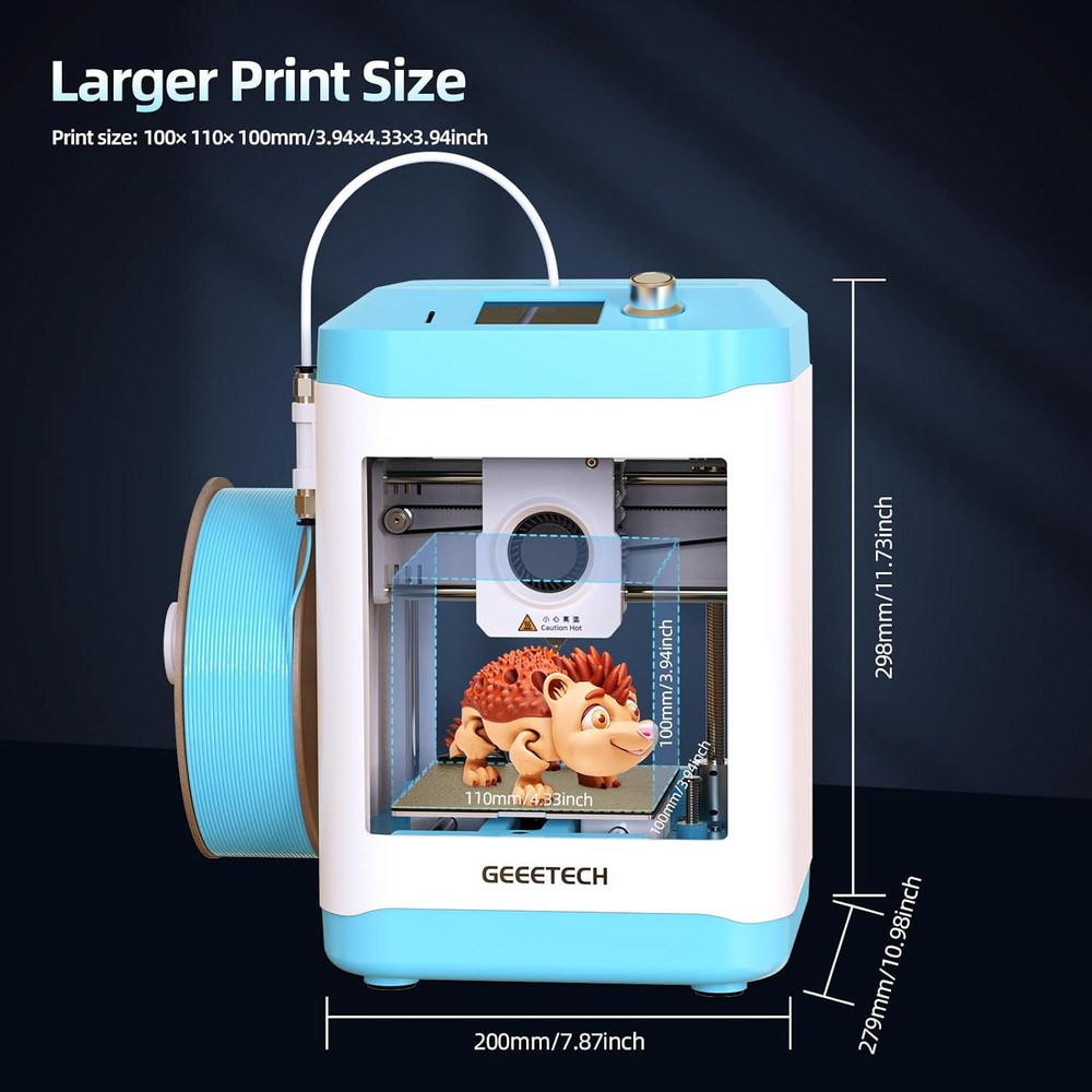 Geeetech M1 Mini 3D Printer Mini Size Multiple Functions Printer Gift for kids