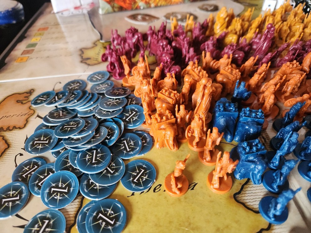 Risk Godstorm REPLACEMENT Game Pieces Cards Pieces Dice READ