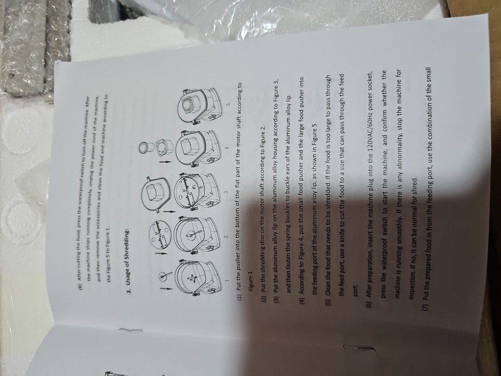 Karweu Commercial Food Processor Vegetable Cheese Cutter/Dicer.
