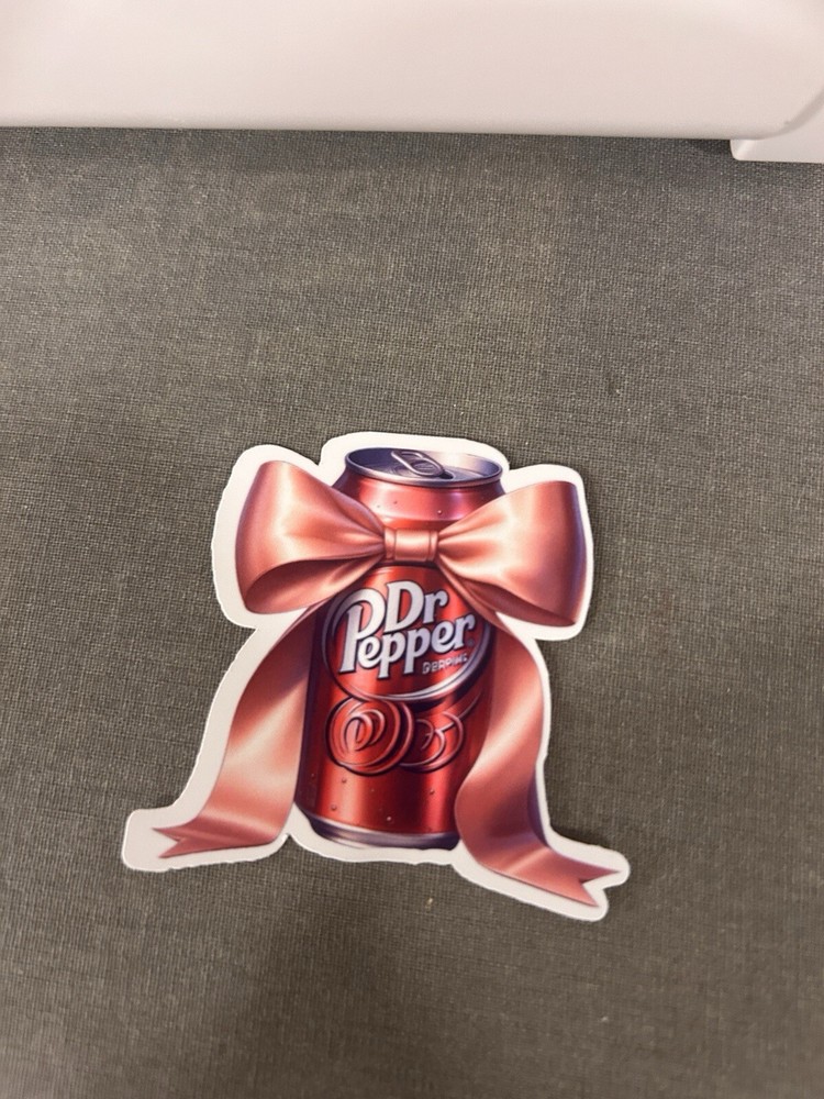 Dr Pepper With Bow Sticker