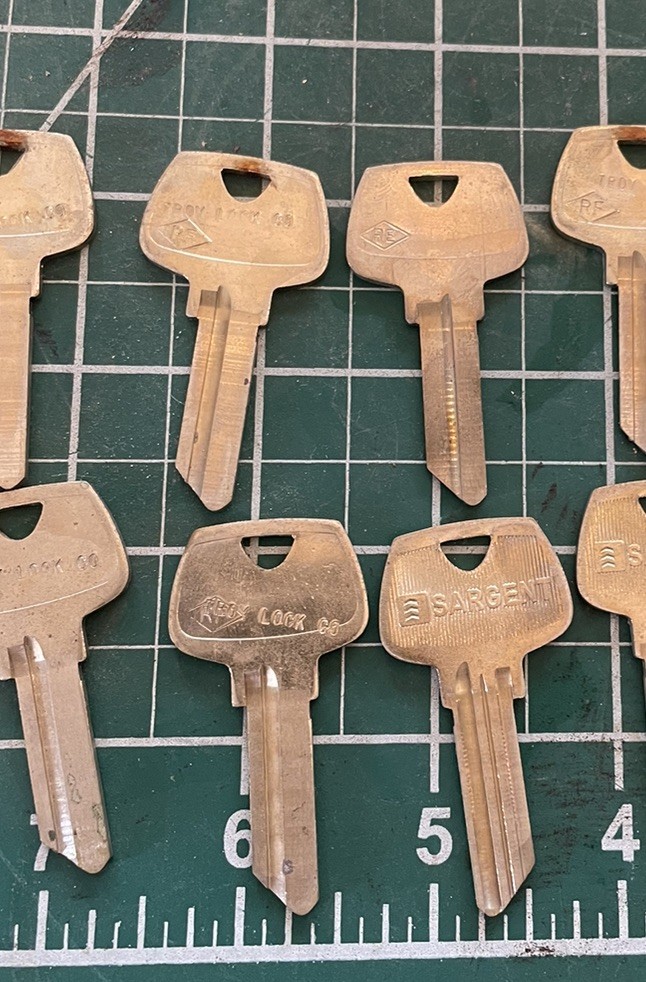 10 Sargent RF 5 Pin Key Blanks Locksmith