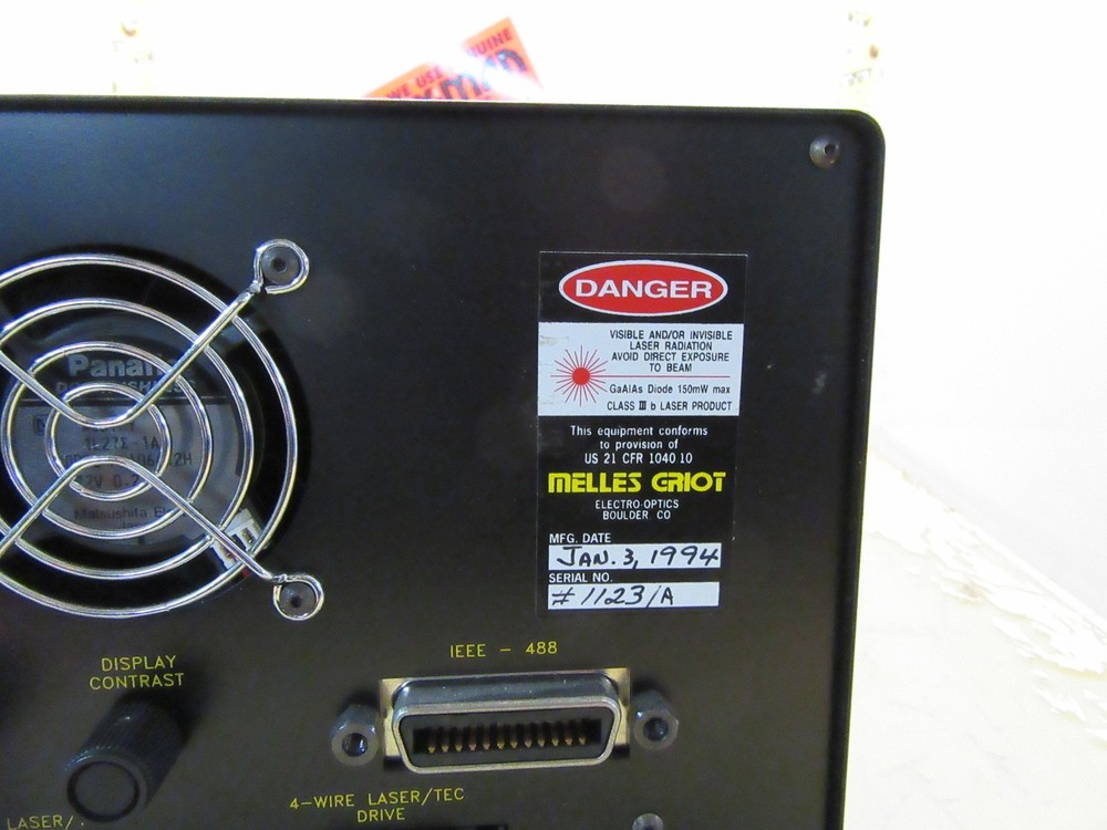 Melles Griot 06DLD103 diode laser controller [4*C-34]