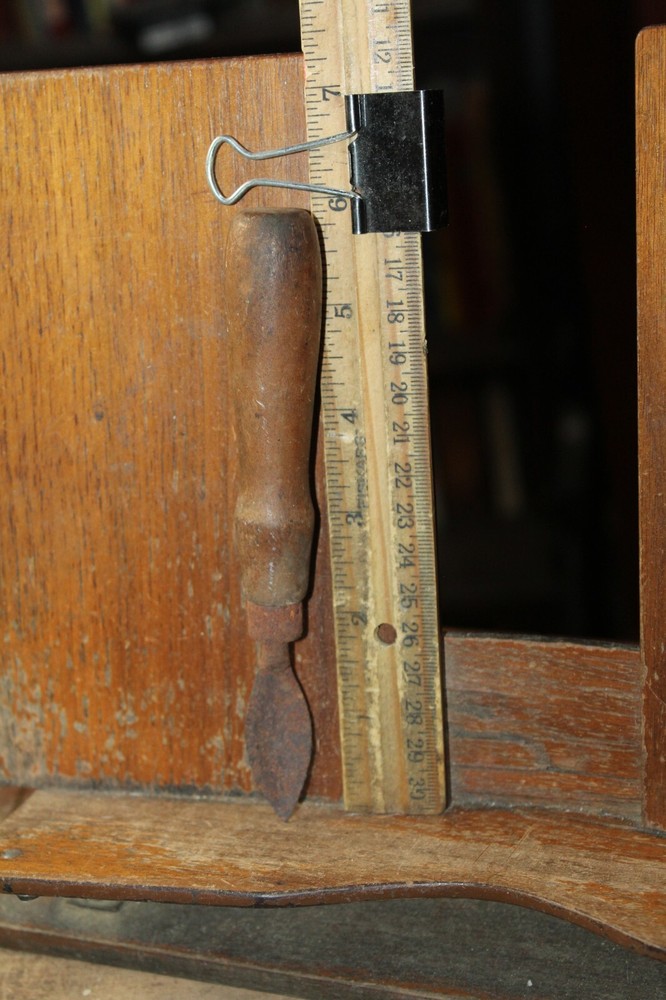 Vintage Pottery Carving Tool Wood Handle